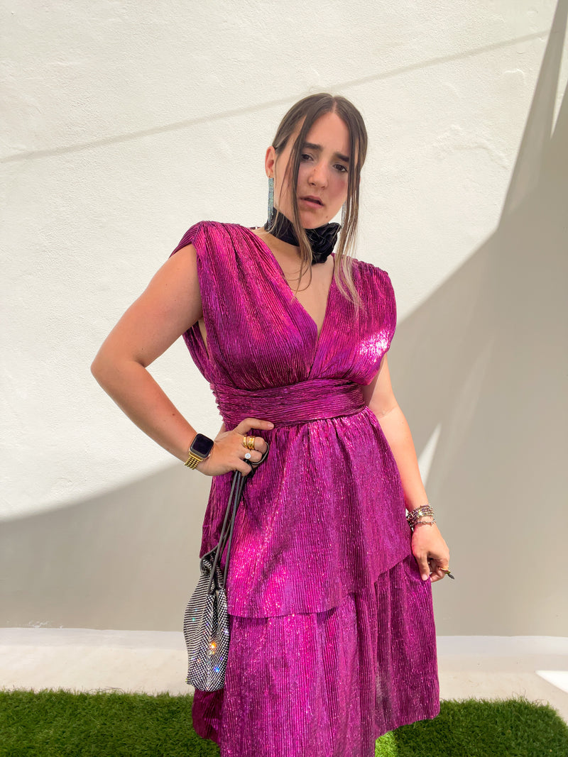 Magenta Maxi Dress